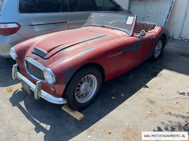 1960 - Austin Healey 3000 MK II BT 7 Tripple Carb Red EURO DELIVERY