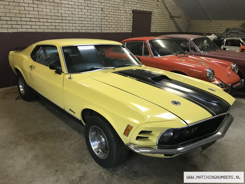 1970 - Ford Mustang Fastback Sportsroof MACH1 351 V8