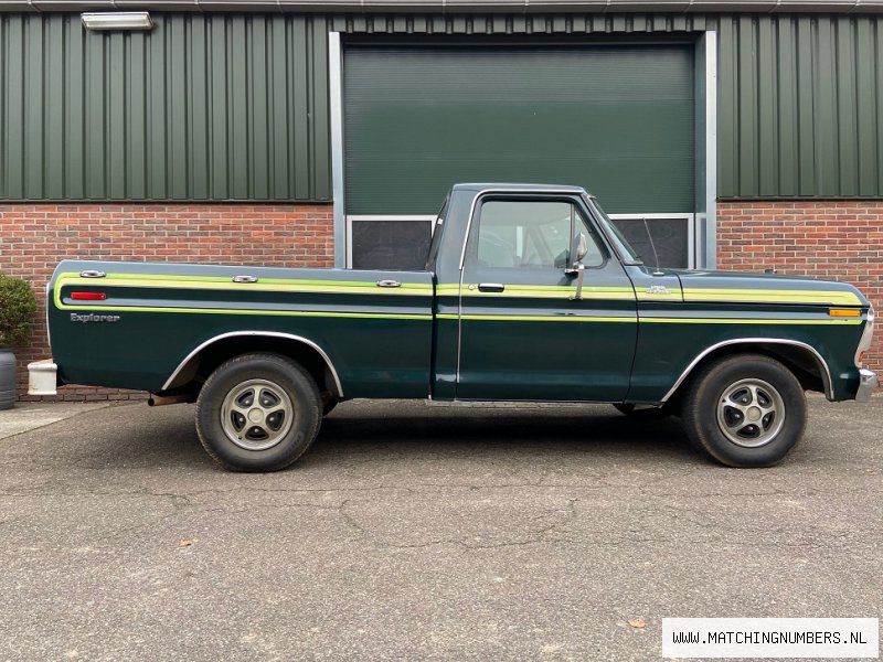 1978 - Ford F100 Ranger Explorer Truck Shortbed Midnite Jade Green