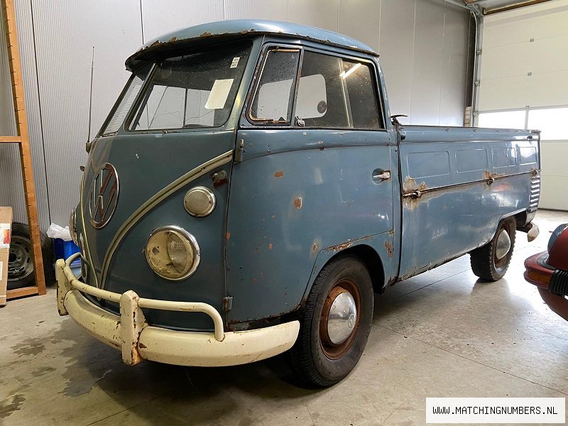1963 - Volkswagen T1 Single Cab bus Dove Blue