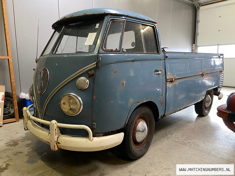 1963 - Volkswagen T1 Single Cab bus Dove Blue
