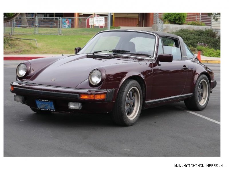 1983 - Porsche 911 3.0 SC Targa Rubinrot Metallic