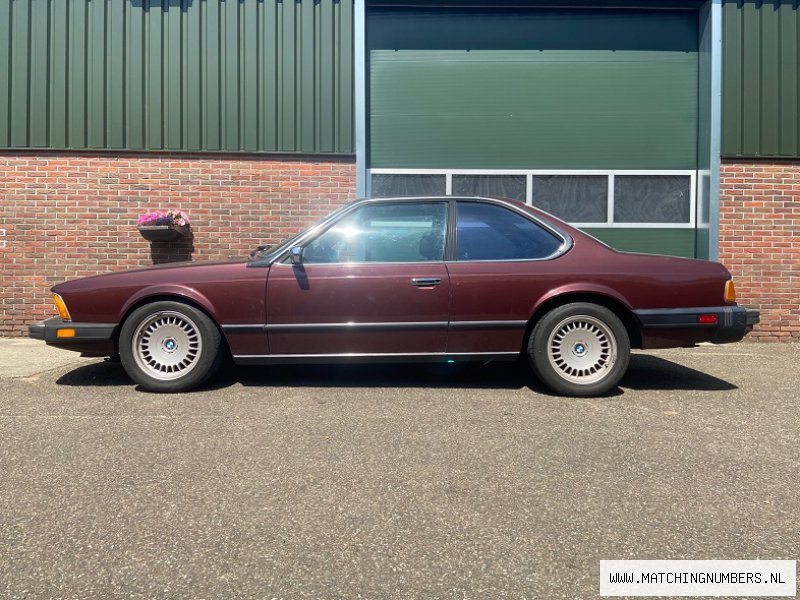 1984 - BMW 633 CSI Coupe Sharknose Burgendy Red Metallic (E24)