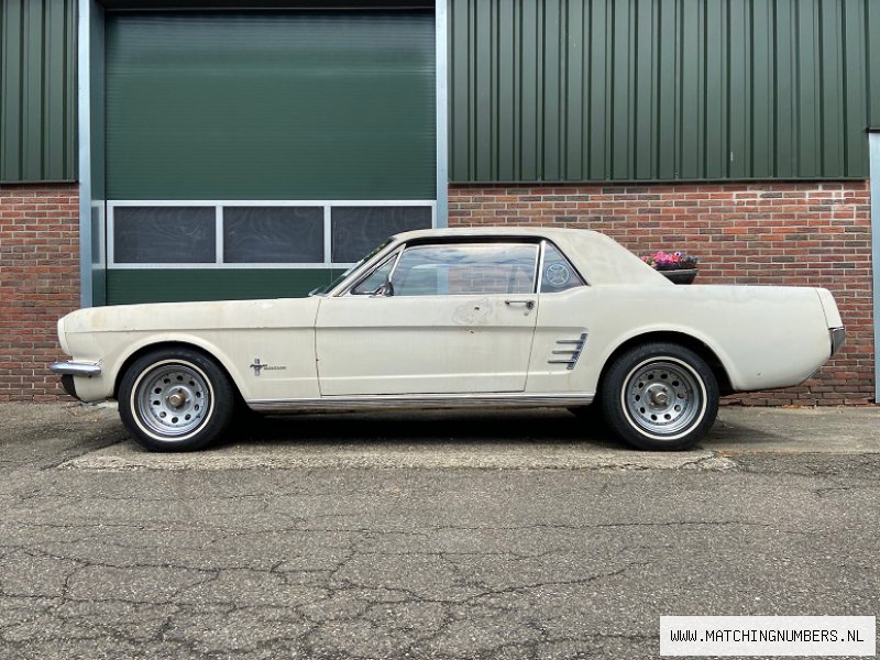 1966 - Ford Mustang Coupe T Code Wimbledon White