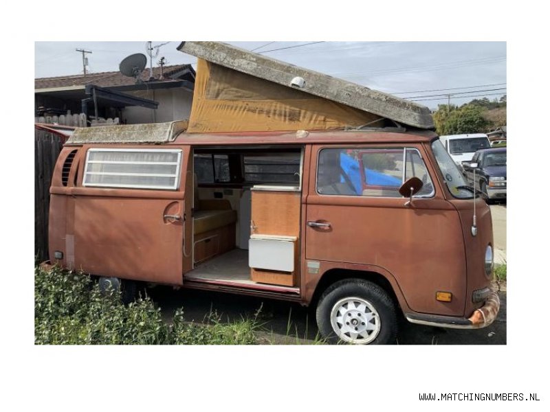 1971 - Volkswagen T2A Westfalia Camper Chianti Red
