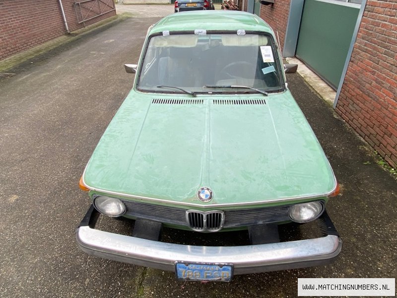 1976 BMW 2002 Taiga Green Metallic Matching Numbers 1976 bmw 2002 taiga green metallic matching numbers