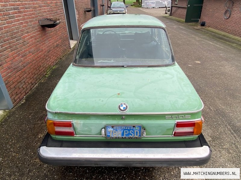 1976 BMW 2002 Taiga Green Metallic Matching Numbers 1976 bmw 2002 taiga green metallic matching numbers