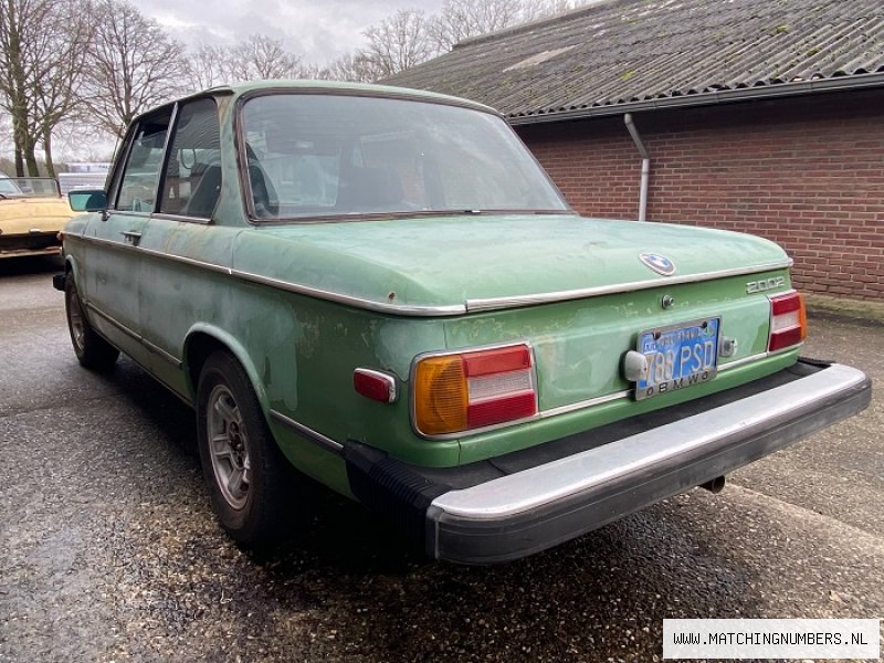 1976 BMW 2002 Taiga Green Metallic Matching Numbers 1976 bmw 2002 taiga green metallic matching numbers