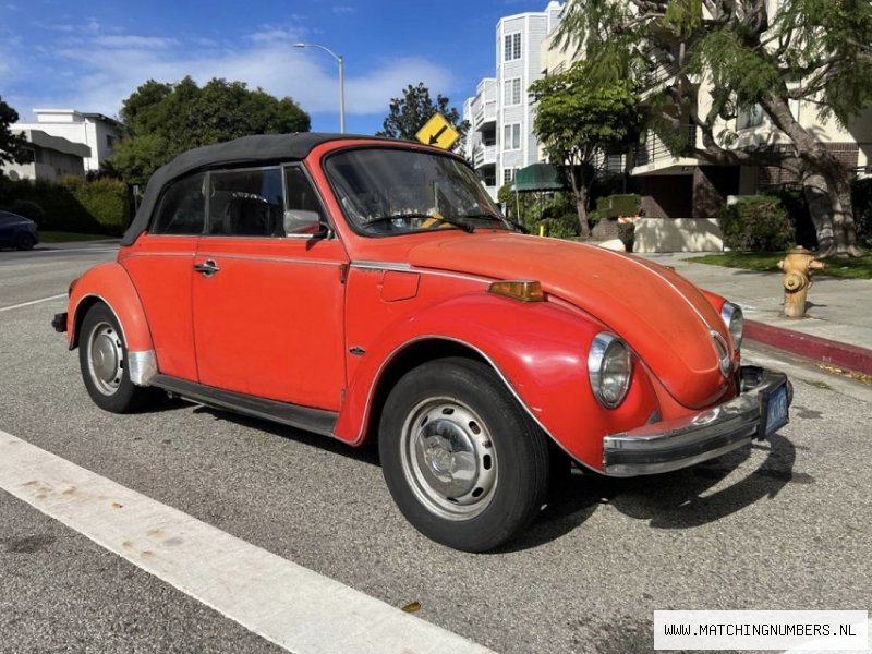 1978 - Volkswagen Beetle Cabriolet Marsrot