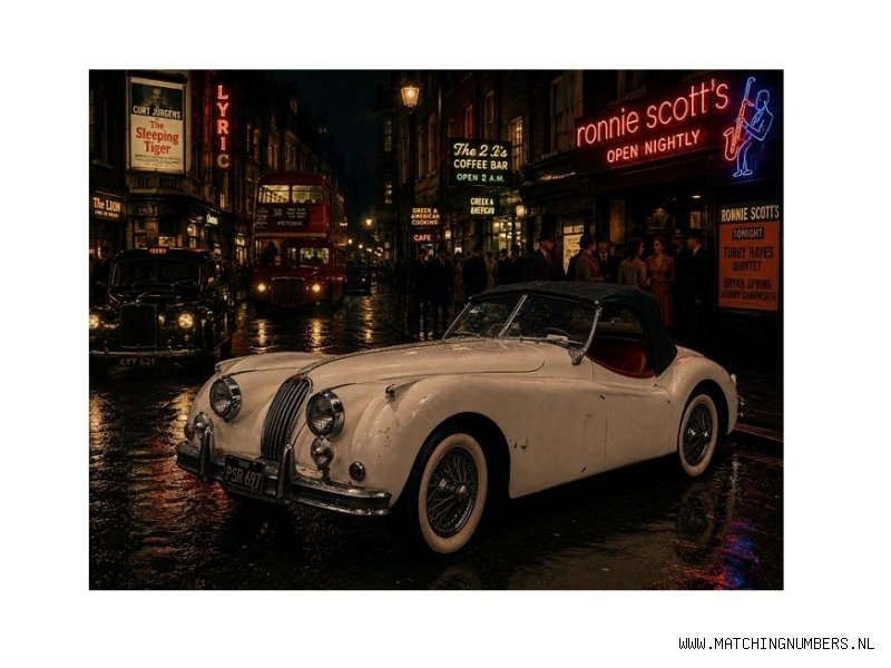 1956 - Jaguar XK140 Roadster (OTS) SE C-Type Head Cream