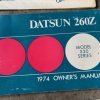 1974 - Datsun 260Z 2+2 Coupe Sterling Silver