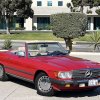 1989 - Mercedes Benz 560 SL Cabriolet  Signal Red (R107)